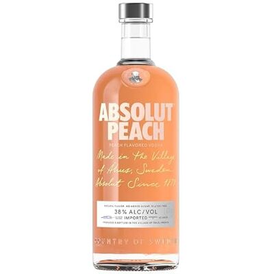 ABSOLUT Vodka Pesca, vol 38%, 100CL ABSOLUT Vodka Pesca, vol 38%, 100CL