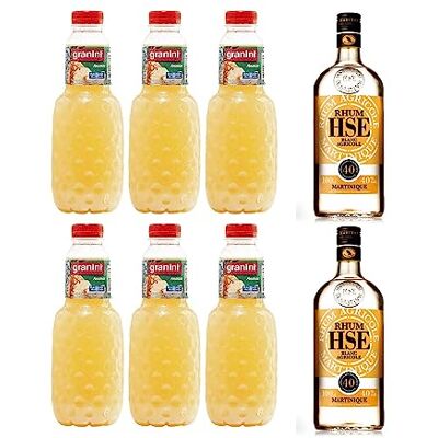 Wine And More Granini – Ananas – (6x1L) Rhum HSE 40° 2x1L Wine And More Granini – Ananas – (6x1L) Rhum HSE 40° 2x1L