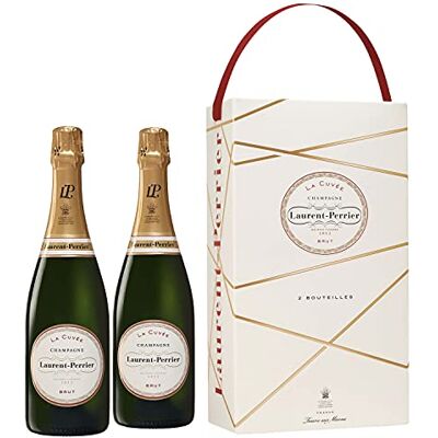 Laurent-Perrier Champagne Laurent Perrier La Cuvée Brut Astuccio 2 bottiglie x 750ml Ed. Limitata 2021 Laurent-Perrier Champagne Laurent Perrier La Cuvée Brut Astuccio 2 bottiglie x 750ml Ed. Limitata 2021