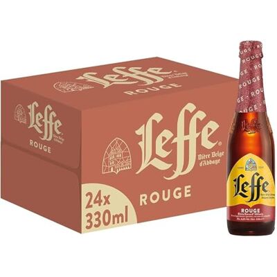 Leffe Rouge, Birra Bottiglia Pacco da 24x33cl Leffe Rouge, Birra Bottiglia Pacco da 24x33cl