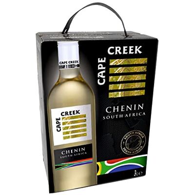Cape Creek Vino bianco del Sudafrica Chenin Blanc Bag in Box BIB (1 x 3L) Cape Creek Vino bianco del Sudafrica Chenin Blanc Bag in Box BIB (1 x 3L)