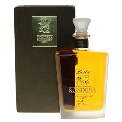BERTA RONDENA GRAPPA AMARONE RISERVA PRIMA EDIZIONE 70 CL IN ASTUCCIO DI LEGNO BERTA RONDENA GRAPPA AMARONE RISERVA PRIMA EDIZIONE 70 CL IN ASTUCCIO DI LEGNO