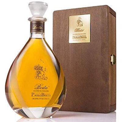 BERTA -"Linea Riserve" Grappa Riserva del Fondatore"Paolo " 0,70 lt. Con cofanetto legno BERTA -"Linea Riserve" Grappa Riserva del Fondatore"Paolo " 0,70 lt. Con cofanetto legno