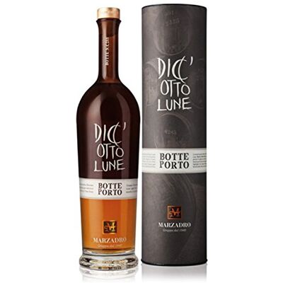 Marzadro Grappa Le Diciotto Lune Botte Porto 42 % 0,70 lt. Distilleria Marzadro Grappa Le Diciotto Lune Botte Porto 42 % 0,70 lt. Distilleria