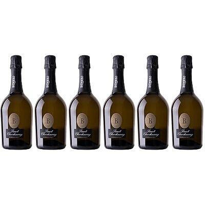 BATASIOLO , PINOT CHARDONNAY SPUMANTE BRUT, Vino Bianco, Spumante Secco, Metodo Charmat Martinotti Confezione da 6 BATASIOLO , PINOT CHARDONNAY SPUMANTE BRUT, Vino Bianco, Spumante Secco, Metodo Charmat Martinotti Confezione da 6