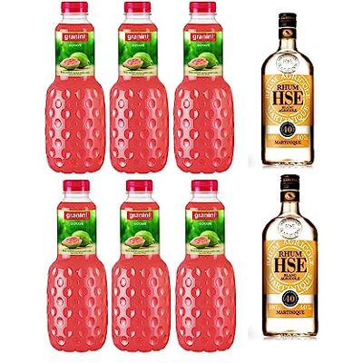 Wine And More Granini – Nectar Goyave – (6x1L) Rhum HSE 40° 2x1L Wine And More Granini – Nectar Goyave – (6x1L) Rhum HSE 40° 2x1L