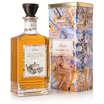 BERTA MITO DELLE ORE DISTILLATO DI UVA 70 CL IN ASTUCCIO IN LATTA BERTA MITO DELLE ORE DISTILLATO DI UVA 70 CL IN ASTUCCIO IN LATTA