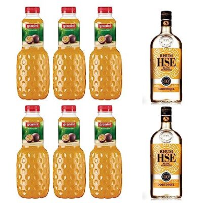 Wine And More Granini – Maracuja (6x1L) Rhum HSE 40° 2x1L Wine And More Granini – Maracuja (6x1L) Rhum HSE 40° 2x1L