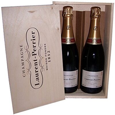 Laurent-Perrier Cassetta Legno 2 Bt La Cuvée Brut Laurent-Perrier Cassetta Legno 2 Bt La Cuvée Brut