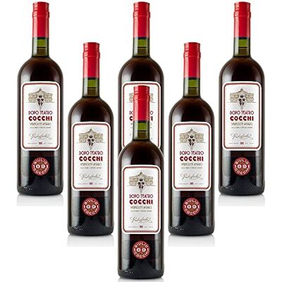 Cocchi Dopo Teatro Vermouth di Torino Amaro (6 bottiglie 75 cl.) 6 bottiglie Cocchi Dopo Teatro Vermouth di Torino Amaro (6 bottiglie 75 cl.) 6 bottiglie