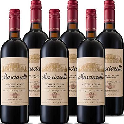 Masciarelli Montepulciano d'Abruzzo DOC Vino Rosso Classico 6 Bottiglie 75 Cl Idea Regalo Masciarelli Montepulciano d'Abruzzo DOC Vino Rosso Classico 6 Bottiglie 75 Cl Idea Regalo