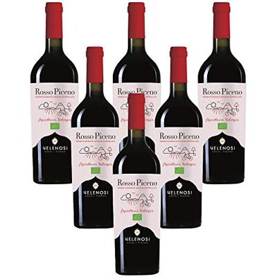 Velenosi Rosso Piceno DOC vino biologico (6 bottiglie 75 cl.) Velenosi Rosso Piceno DOC vino biologico (6 bottiglie 75 cl.)