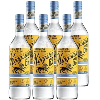 Kingston White Rum Jamaica White Rum Appleton Estate Confezione da 6 Bottiglie da 1l Kingston White Rum Jamaica White Rum Appleton Estate Confezione da 6 Bottiglie da 1l