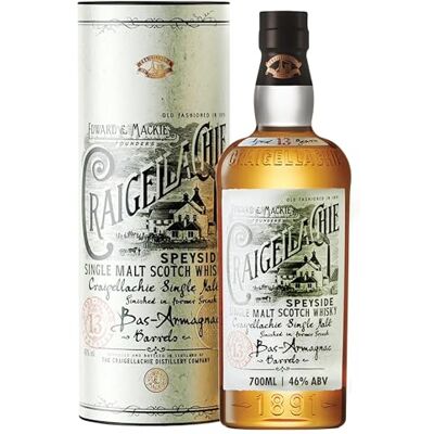 Craigellachie 13 Years Old Armagnac Cask Finish 46% Vol. 0,7l in Giftbox Craigellachie 13 Years Old Armagnac Cask Finish 46% Vol. 0,7l in Giftbox