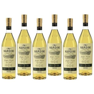 Nardini AQUAVITE DI PURA VINACCIA DOPPIA RETTIFICA RISERVA 3 ANNI BASSANO 1 LT 50% 6 BOTTIGLIE Nardini AQUAVITE DI PURA VINACCIA DOPPIA RETTIFICA RISERVA 3 ANNI BASSANO 1 LT 50% 6 BOTTIGLIE