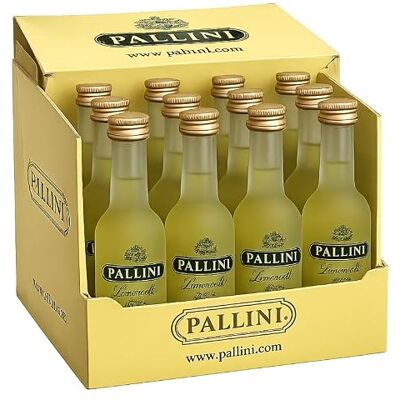 Pallini LIQUORE LIMONCELLO MIGNON MINIATURE 12 BOTTIGLIE DA 50 ML Pallini LIQUORE LIMONCELLO MIGNON MINIATURE 12 BOTTIGLIE DA 50 ML