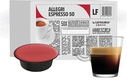 La Capsuleria Caffè ALLEGRI ESPRESSO, gusto intenso (50 Capsule) compatibili con Lavazza Firma ()