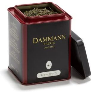 Generico Dammann Frères   Tè Verde Sencha   Tè Verde del Giapponese   Sencha Fukuyu in Foglia 100 Gr   Foglie Tè Verde Primo Raccolto   Tè Singola Foglia Sfusa