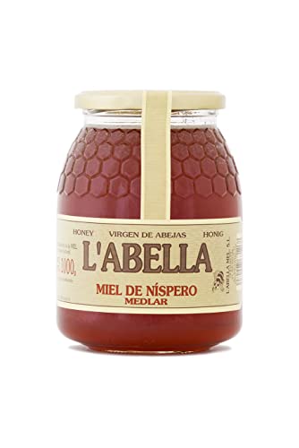 L'ABELLAMEL L'Abella Mel Miele di fiori d'acqua naturale 100%   Miele di api pura mano Harvest on the Costa Blanca, Spagna Glutine -Free- 1000G