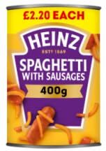 Generic DhaHeinz Spaghetti & Salsicce 6x400g