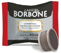 CAFFÈ BORBONE Miscela Rossa 100 Capsule Compatibili con le Macchine Lavazza