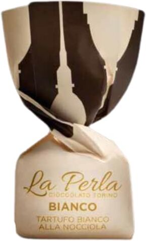 Generico Tartufi Cioccolato La Perla 30 Anni Bianco Cioccolato Bianco Con Nocciola 1 kg