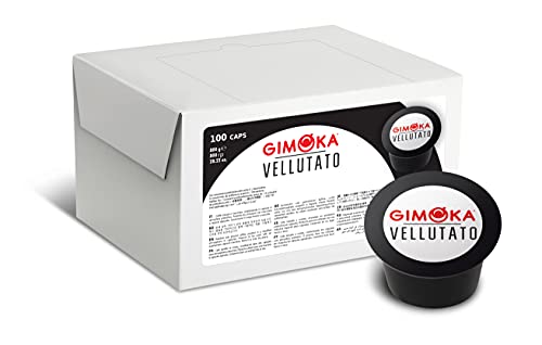 Gimoka Compatibile Per Lavazza Blue 100 Capsule Gusto VELLUTATO Intensità 6-100% Arabica Made In Italy
