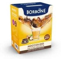 CAFFÈ BORBONE [AMZ] CAFFE BORBONE AMNOCCIOLINO16 CAPSULE COMP.A MODO MIO NOCCIOLINO 16PZ CAPSULE-CIALDE CAFFE'