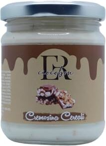 Generic ER Ciocobon Cremosina Cereali Crema Spalmabile Artigianale 100% Made In Italy Vasetto da 200 gr Creme Splamabili per Colazioni Dolci e Pasticceria