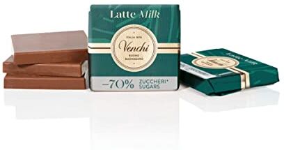 Venchi Cioccolatini Granblend al Latte -70% di Zuccheri sfusi Confezione da 1 kg Senza Glutine