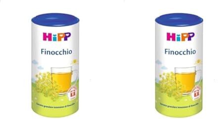 HiPP Tisana al Finocchio, Estratto Granulare Istantaneo di Finocchio, con Isomaltulosio, 1 Confezione da 400 gr