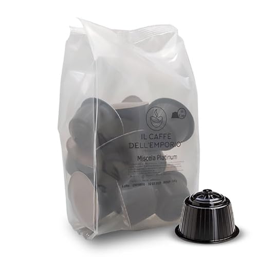 Il Caffè dell' Emporio Capsule Caffe Compatibili con Nescafe Dolce Gusto Miscela Platinum Morbido e Delicato (192)