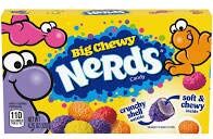 Candy Nerds Big Chewy Original 120 g (confezione da 12)