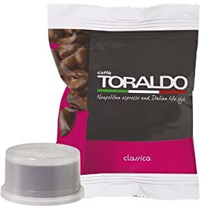 Caffè Toraldo Compatibile Espresso Point*   Caffè Selezionato, Tostato e Torrefatto in Italia   Eccellenza del Caffè Napoletano (200 Capsule, Miscela Classica)