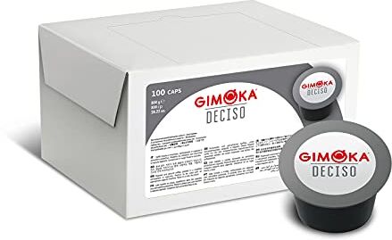 Gimoka Compatibile Per Lavazza Blue 100 Capsule Gusto DECISO Intensità 10 Made In Italy