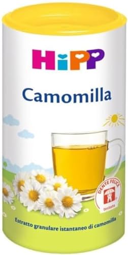 HiPP Tisana alla Camomilla, Estratto Granulare Istantaneo di Camomilla, con Isomaltulosio, 1 Confezione da 200 gr