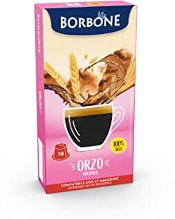 CAFFÈ BORBONE Orzo Solubile 60 capsule (6 confezioni da 10) Compatibili con le Macchine ad uso domestico Nespresso