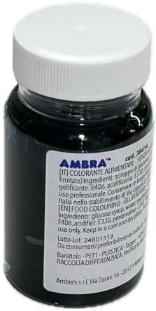 Generic AMBRA'S Colorante alimentare gel 95 grammi VARI COLORI senza glutine COLORANTI IN GEL SENZA GLUTINE MADE IN ITALY … (Celeste)