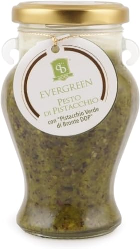 EVERGREEN Pesto di Pistacchio con “Pistacchio Verde di Bronte D.O.P.” (190gr)