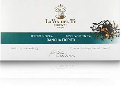 Via Bancha Fiorito, Tè Verde Giapponese Fruttato, Astuccio con 20 Filtri da 2,5g 50g