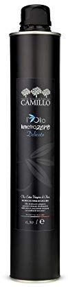 Generico kmetrozero Camillo Olio Extravergine di Oliva 100% Italiano di Puglia prodotto da olive Leccino DELICATO 0,50 l Latta