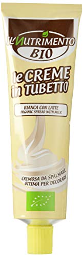 Probios Crema in Tubetto Bio Bianca con Latte Senza Glutine Pacco da 8 x 150 g