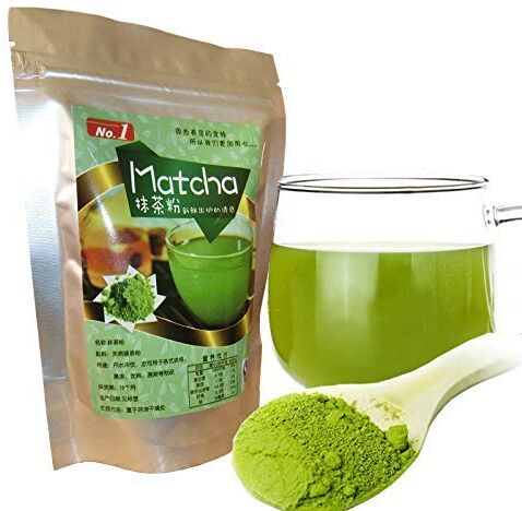 HELLOYOUNG naturale Matcha tè 80g (0,176LB) verde biologico in polvere tè dimagrante Tè di trucco tè Matcha tè cinese tè crudo sheng cha cibo sano cibo verde