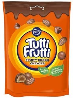 Fazer Tutti Frutti Fruity Choco Chewies Candy 1 Packung von 150 g 5,3 Unzen