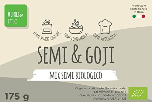 Mitac SEMI & GOJI Mix di Semi e Frutta Bio ( 2 pezzi da 175 g )