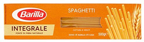 Barilla Semola Integrale , Spaghetti n.5 Integrali 20 pezzi da 500 g [10 kg]