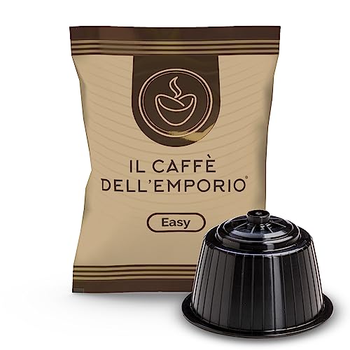 Il Caffè dell' Emporio Capsule Caffe Compatibili con Nescafe Dolce Gusto Miscela Easy Blu Classica (50)