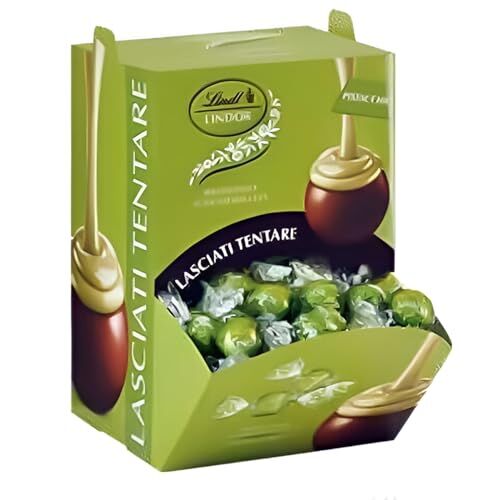 Lindt 1,2 KG CIOCCOLATINI RIPIENO PISTACCHIO LINDOR  BOULES MORBIDO RIPIENO BOX