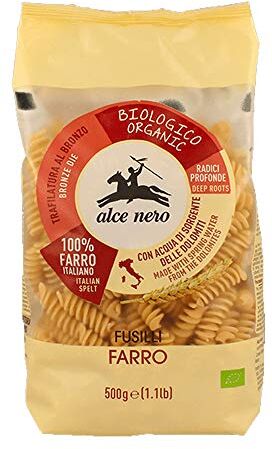 Alce Nero Organic Farro Fusilli 500 g (confezione da 2)