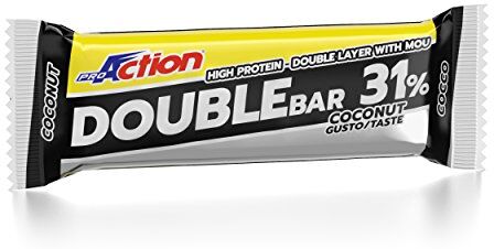 PROACTION Double Bar (cocco caramello, 1 barretta da 60 g)